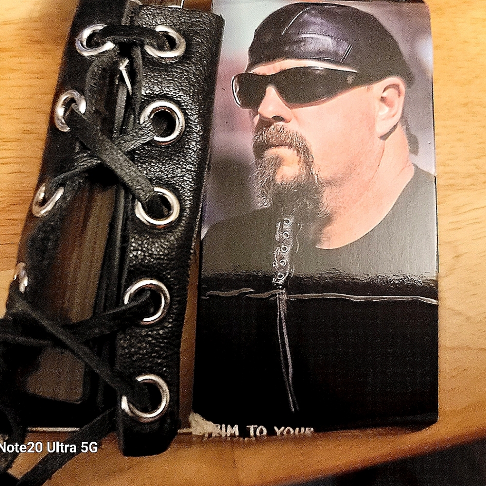 Beard Glove Leather lace-up Beard Glove or Solid Leather Beard tie